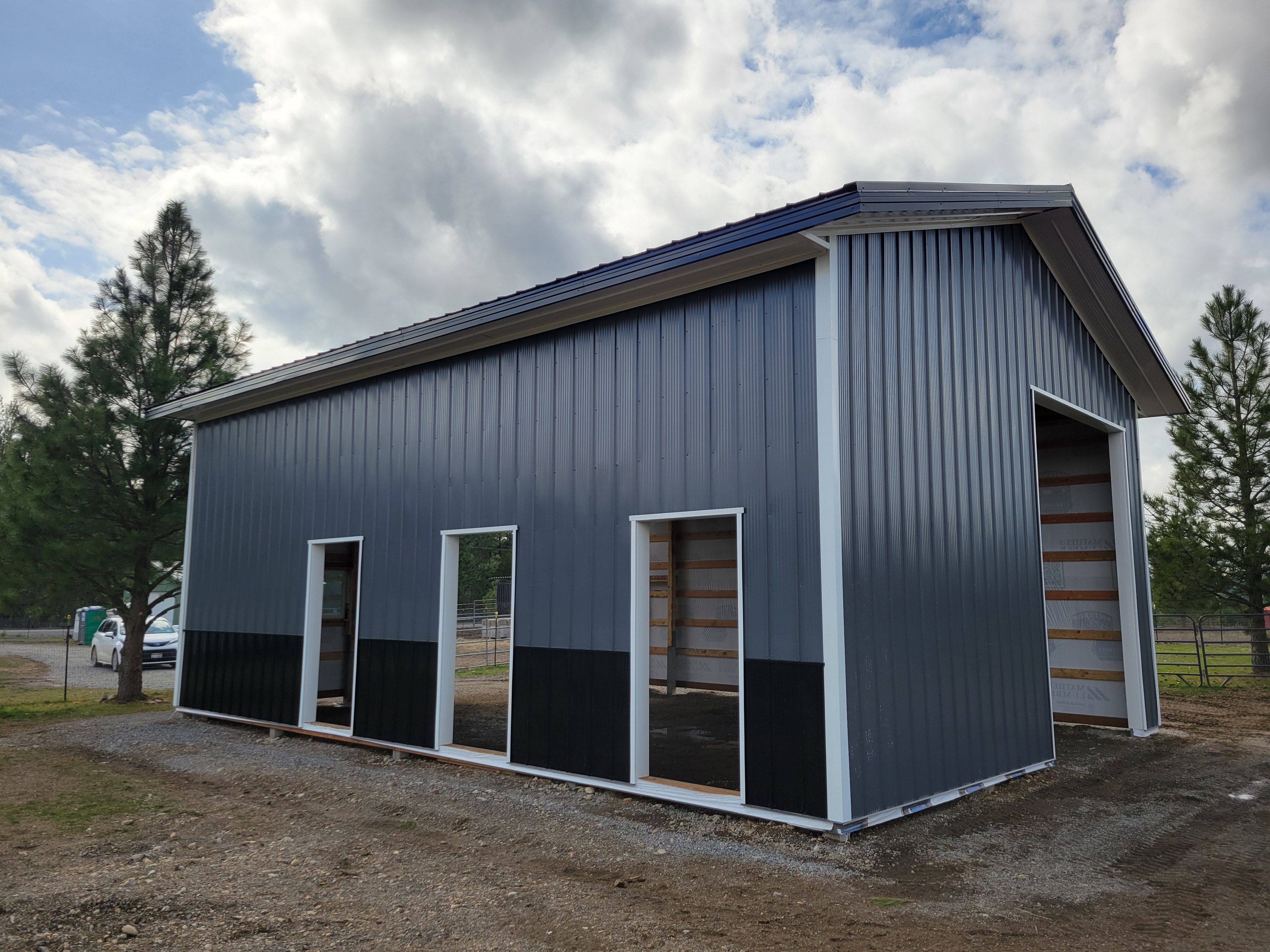 Exterior residential construction project